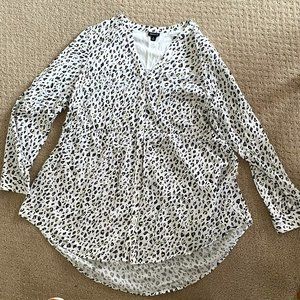 Torrid Leopard print high wasted tunic top